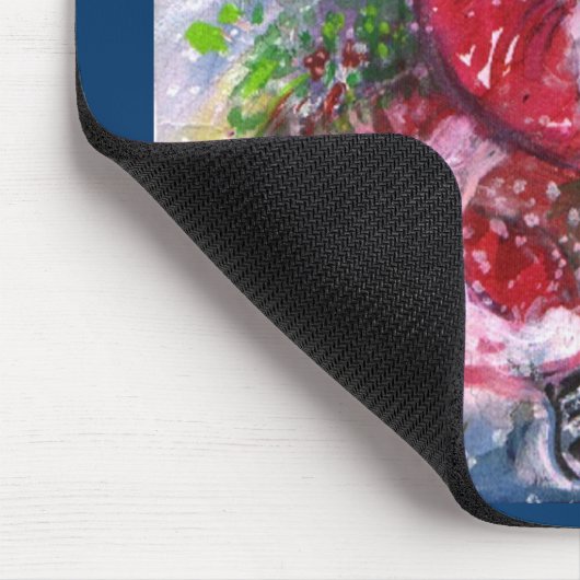 SANTA CLAUS SPIELEN HARP IM MONLIGHT MOUSEPAD (Ecke)