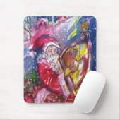 SANTA CLAUS SPIELEN HARP IM MONLIGHT MOUSEPAD (Mit Mouse)