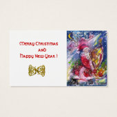 SANTA CLAUS SPIELEN HARP IN MONLIGHT Weihnachten (Rückseite)