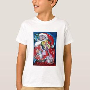 SANTA CLAUS SPIELEN VIOLIN Weihnachts-Party T-Shirt