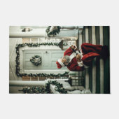 Santa Claus spielt Musik Fußmatte (Vorderseite)