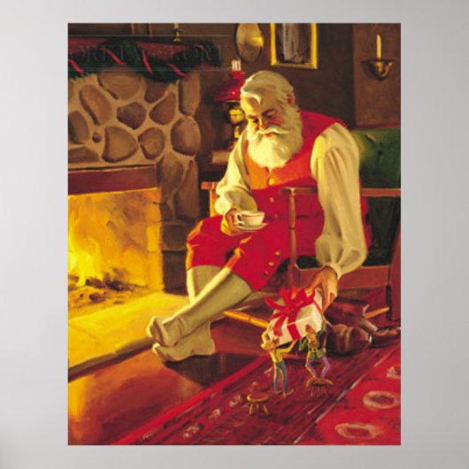 Santa Claus-St Nikolaus Poster (Vorne)