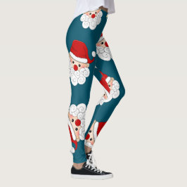 Santa Claus & Star Leggings