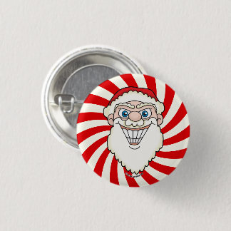 Santa Claus Starburst Screwball Graphics Button