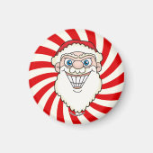 Santa Claus Starburst Screwball Graphics Magnet (Vorne)