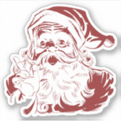 Santa Claus Sticker (Vorderseite)
