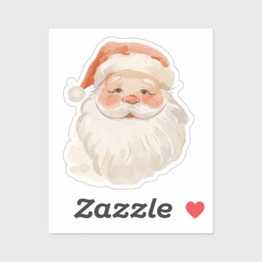 Santa Claus Sticker  (Blatt)