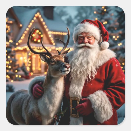 Santa Claus Stickers (Vorderseite)