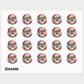 Santa Claus Stickers (Blatt)