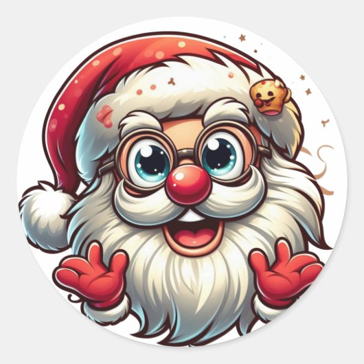 Santa Claus Stickers (Vorderseite)