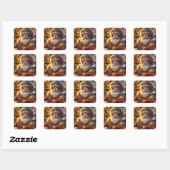 Santa Claus Stickers (Blatt)