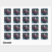 Santa Claus Stickers (Blatt)