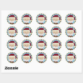 Santa Claus Stickers (Blatt)