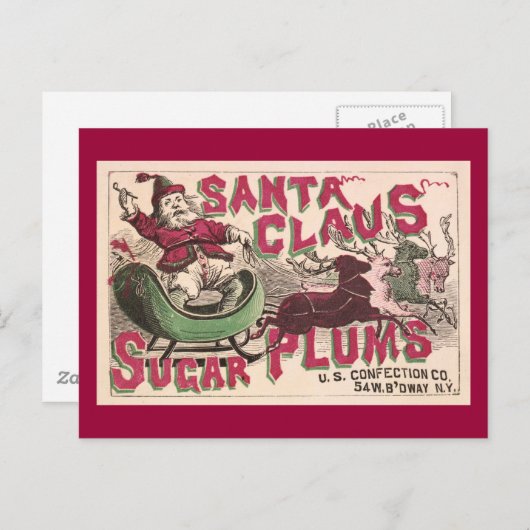 Santa Claus Sugar Plums - Weihnachten (Vorne/Hinten)