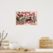 Santa Claus Sugar Plums - Weihnachten Poster (Küche)