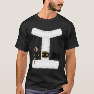 Santa Claus Sui Belt Kostüm Weihnachten T-Shirt