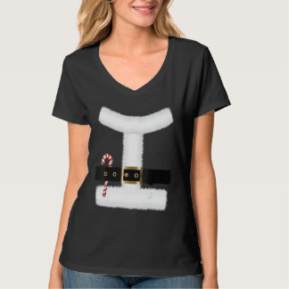 Santa Claus Sui Belt Kostüm Weihnachten T-Shirt