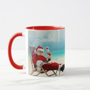 Santa Claus Summer Tasse