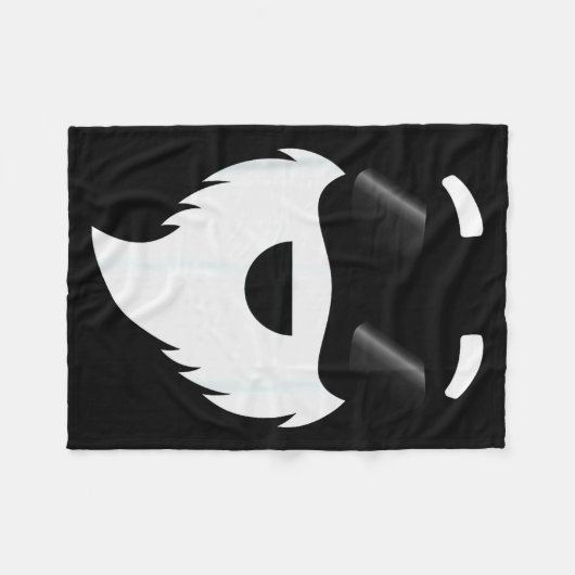 Santa Claus Sungles Funny Hipster Christmas Appare Fleecedecke (Vorderseite (Horizontal))