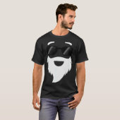 Santa Claus Sungles Funny Hipster Christmas Appare T-Shirt (Vorne ganz)