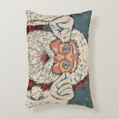 Santa Claus Surprise Dekokissen (Vorderseite(Vertikal))