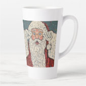 Santa Claus Surprised Milchtasse (Rechts)