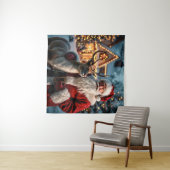 Santa Claus Tapestry Wandteppich (Beispiel (Horizontal))