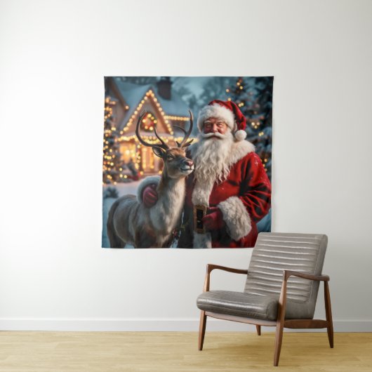 Santa Claus Tapestry Wandteppich (Beispiel)