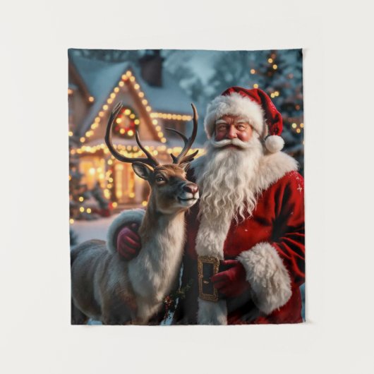 Santa Claus Tapestry Wandteppich (Vorderseite)