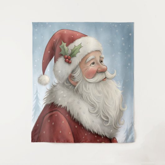 Santa Claus Tapestry Wandteppich (Vorderseite)