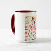 Santa Claus Tasse (Vorderseite Links)