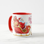 Santa Claus Tasse (Vorderseite Links)