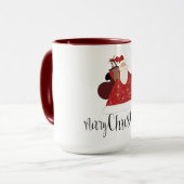Santa Claus Tasse (Vorderseite Links)