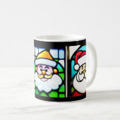 Santa Claus Tasse aus festem Glas (VorderseiteRechts)