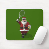 Santa Claus Tennis spielen Mousepad (Mit Mouse)