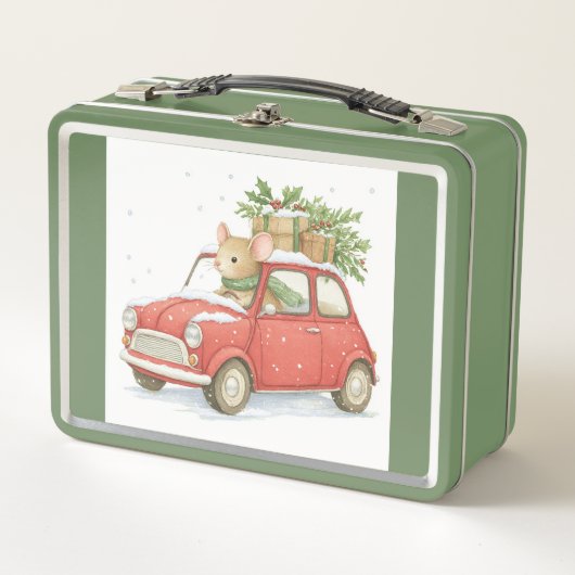 Santa Claus the mouse carries presenMetal Lunchbox (Vorderseite)