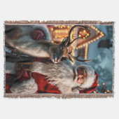 Santa Claus Throw Blanket Decke (Vorderseite)