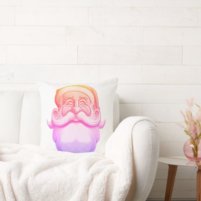 Santa Claus Throw Pillow Kissen (Liege)