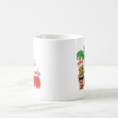 Santa Claus Tiki Mele Kalikimaka Kaffeetasse (Mittel)