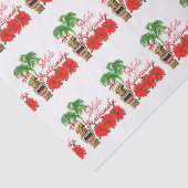 Santa Claus Tiki Mele Kalikimaka Seidenpapier (Ausschnitt)