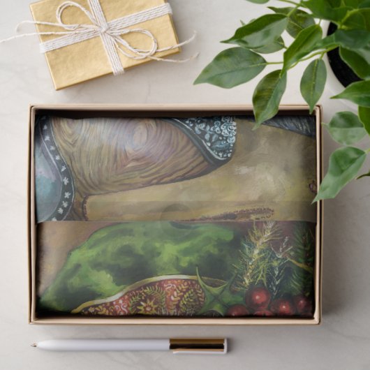 Santa Claus Tissue Paper Seidenpapier (Geschenk)