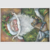 Santa Claus Tissue Paper Seidenpapier (Vorderseite)