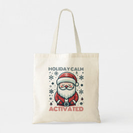 Santa Claus Tote Bag - Feierliche Urlaubsplanung Tragetasche