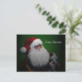 Santa Claus Traditionelle Postkarte (Stehend Vorderseite)