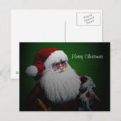 Santa Claus Traditionelle Postkarte (Vorne/Hinten)