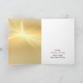 Santa Claus Train Vintage Karte (Innenseite)