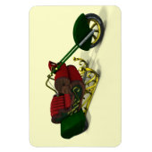 Santa Claus' Trike Magnet (Vertikal)