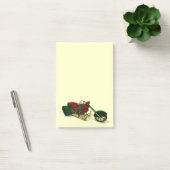 Santa Claus' Trike Post-it Klebezettel (Büro)