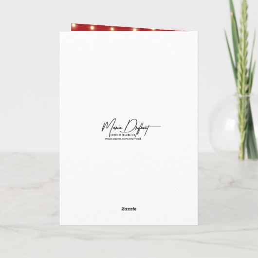 Santa Claus Trump Karte (Rückseite)