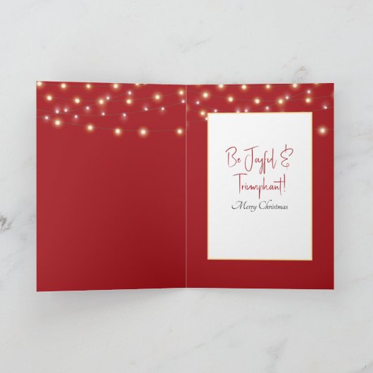 Santa Claus Trump Karte (Innenseite)